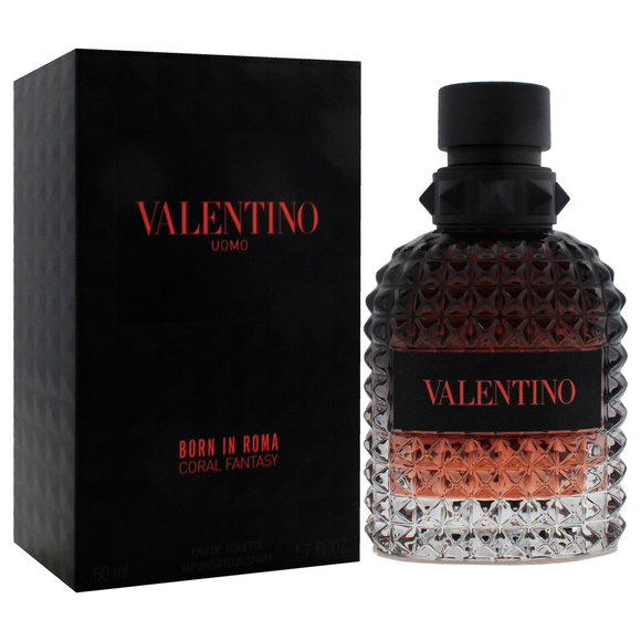 Uomo Born In Roma Coral Fantasy by Valentino for Men - 1.7 oz EDT Spray - Picture 2 of 3